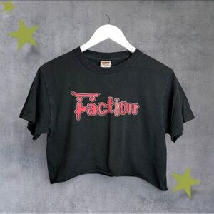 Faction‎ Black Crop Top